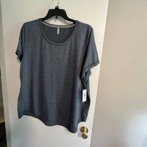 MTA Sport Tee.  Heather blue